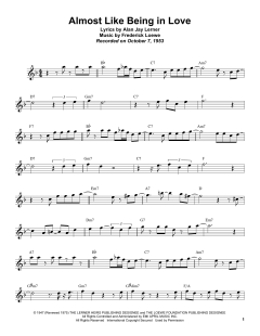 Almost Like Being In Love (Download) 
