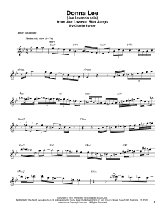 Donna Lee (Download) 