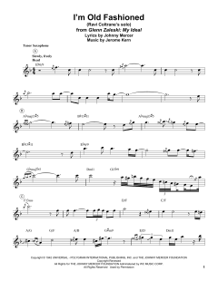 I'm Old Fashioned (Download) 