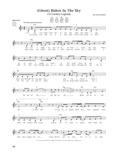 (Ghost) Riders In The Sky von Stan Jones (Download) 