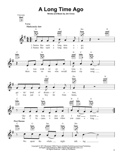 A Long Time Ago von Jim Croce (Download) 
