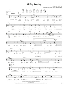 All My Loving von The Beatles (Download) 