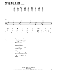 All You Need Is Love von The Beatles (Download) 