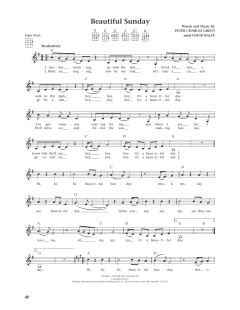 Beautiful Sunday von Daniel Boone (Download) 