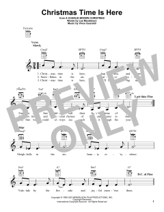 Christmas Time Is Here von Lee Mendelson (Download) 
