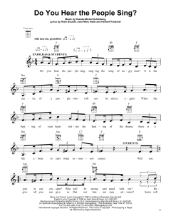 Do You Hear The People Sing? von Alain Boublil (Download) 