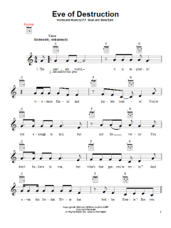 Eve Of Destruction von Barry McGuire (Download) 
