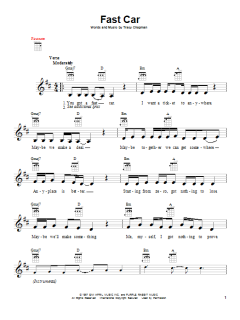 Fast Car von Tracy Chapman (Download) 