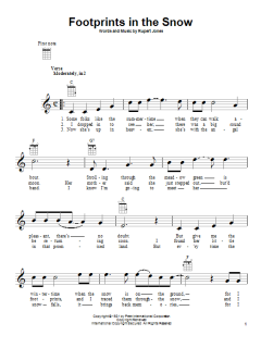Footprints In The Snow von Rupert Jones (Download) 