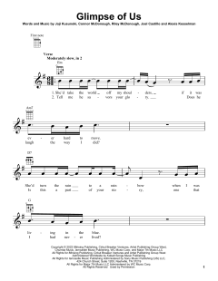Glimpse Of Us von Joji (Download) 