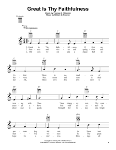 Great Is Thy Faithfulness von Thomas O. Chisholm (Download) 