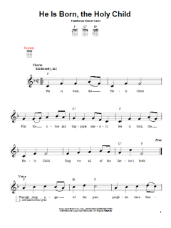 He Is Born, The Holy Child von Traditional French Carol (Download) 