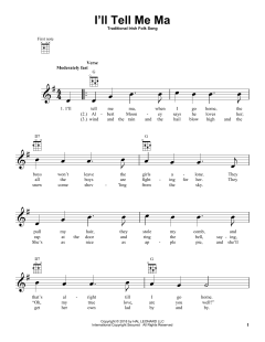I'll Tell Me Ma von Traditional Irish Folk Song (Download) 
