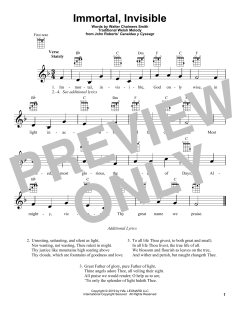Immortal, Invisible von Traditional Welsh Melody (Download) 