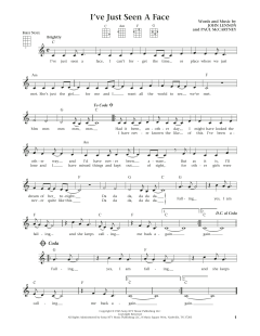 I've Just Seen A Face von The Beatles (Download) 