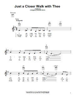 Just A Closer Walk With Thee von Traditional (Download) 