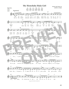 My Honolulu Hula Girl (Download) 
