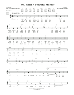 Oh, What A Beautiful Mornin' (Download) 