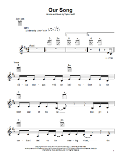 Our Song (Download) 