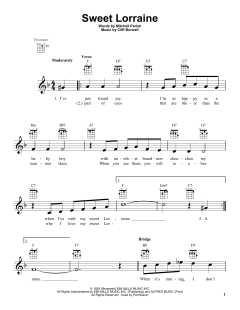 Sweet Lorraine (Download) 