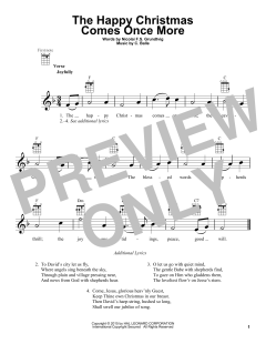 The Happy Christmas Comes Once More (Download) 