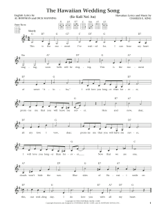 The Hawaiian Wedding Song (Download) 