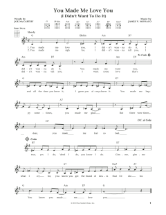 You Made Me Love You (Download) 