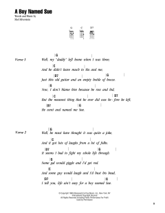 A Boy Named Sue (Download) 