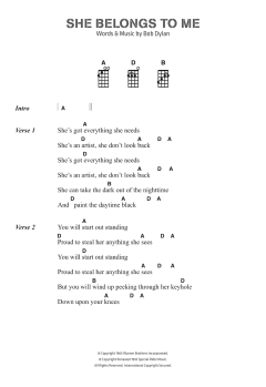 She Belongs To Me (Download) 