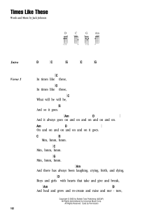Times Like These (Download) 