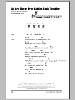We Are Never Ever Getting Back Together (Download) 