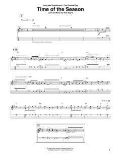 Time Of The Season (Download) 