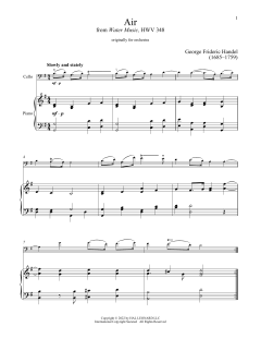 Air von George Frideric Handel (Download) 