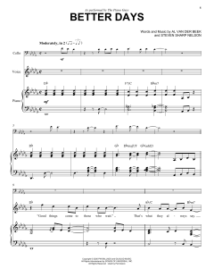 Better Days von The Piano Guys (Download) 