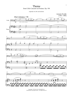 Cello Concerto In B Minor, Op. 104 von Antonin Dvorak (Download) 
