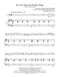 Do You Hear The People Sing? von Alain Boublil (Download) 