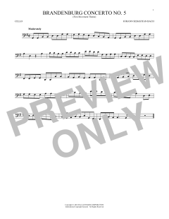 Brandenburg Concerto No. 5 von Johann Sebastian Bach (Download) 