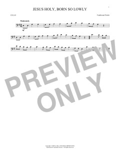 Jesus Holy, Born So Lowly von Traditional Polish (Download) 