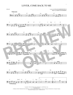 Lover, Come Back To Me von Sigmund Romberg (Download) 