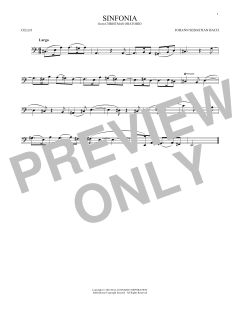 Sinfonia von Johann Sebastian Bach (Download) 