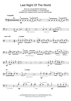 The Last Night Of The World von Alain Boublil (Download) 