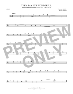 They Say It's Wonderful von Irving Berlin (Download) 