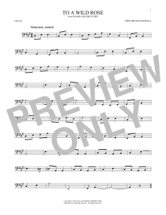 To A Wild Rose, Op. 51, No. 1 von Edward MacDowell (Download) 