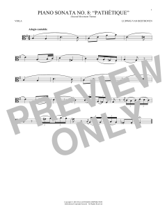 Adagio Cantabile, Op. 13 von Ludwig van Beethoven (Download) 
