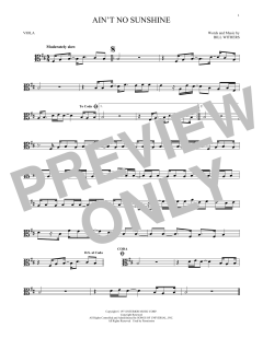 Ain't No Sunshine von Bill Withers (Download) 