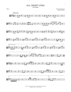 All Night Long von Lionel Richie (Download) 