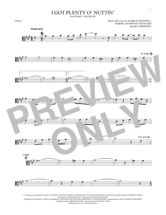 I Got Plenty O' Nuttin' von Dorothy Heyward (Download) 