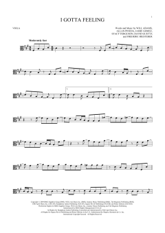 I Gotta Feeling von Will Adams (Download) 