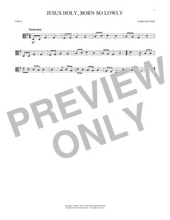 Jesus Holy, Born So Lowly von Traditional Polish (Download) 