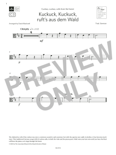 Kuckuck, Kuckuck ruft's aus dem Wald von Trad. German (Download) 